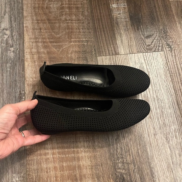 Vaneli Black Knit Loafers - Picture 1 of 6
